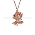 Rose Pendant Necklace Rose Gold - One Size