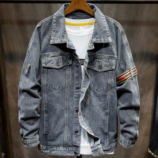 Label Applique Denim Jacket