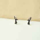 Alloy Deer Earring 1 Pair - As Shown In Figure - One Size