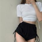 Short-sleeve T-shirt / Drawstring Shorts