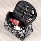 Zebra Makeup Pouch As Shown In Figure - One Size