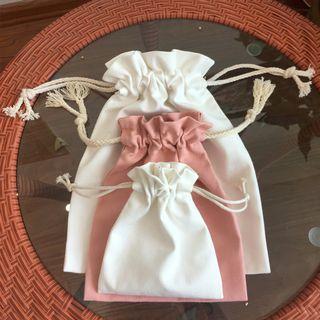 Plain Canvas Drawstring Pouch