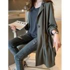 One-button Shirt Jacket