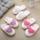 Fluffy Heart Slippers