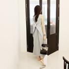Sleeveless Knot-back Maxi Dress
