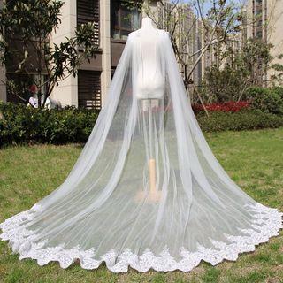 Long Lace Wedding Veil