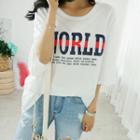 World Lettering T-shirt