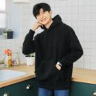 Boxy-fit Sherpa-fleece Hoodie