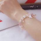 Faux Crystal Bead Bracelet As Shown In Figure - One Size