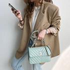 Padded-shoulder Boxy-fit Blazer