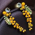 Fruit Branches Earring 1 Pair - As Shown In Figure - One Size