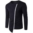Long-sleeve Side-zip T-shirt
