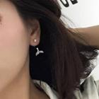 Mermaid Tail Faux Pearl Alloy Through & Through Earring