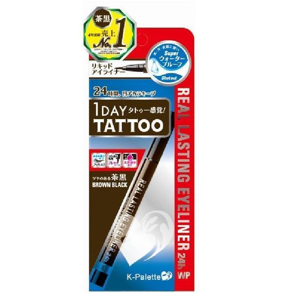 K-palette - 1 Day Tattoo Real Lasting Eyeliner 24h Waterproof (#bb001 Brown Black) 0.5ml
