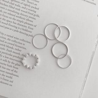 Set Of 6: Rings One Size