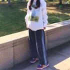 Velvet Paneled Sweatpants