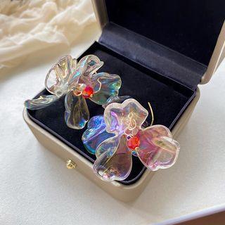 Flower Drop Earring 1 Pair - E5254 - Gold - One Size
