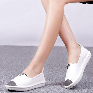 Color Block Flats