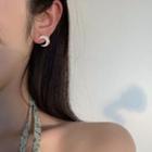 Moon Earring 1 Pair - 925 Silver Needle - Earring - Gold - One Size