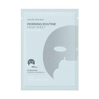 Nature Republic - Morning Routine Mask Sheet #black 1pc 20g X 1pc