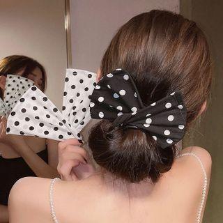 Polka Dot Hair Bun Maker