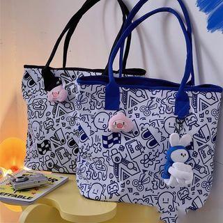 Print Tote Bag / Charm / Set