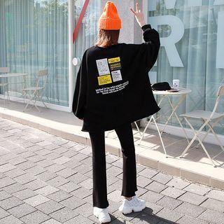 Loose-fit Print Back Sweatshirt