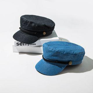Linen Cotton Military Cap
