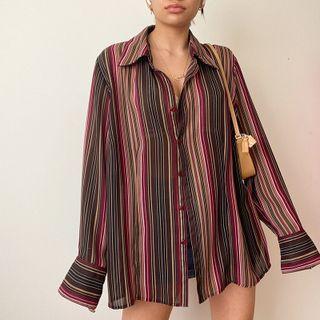 Oversize Stripes Shirt