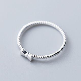 925 Sterling Silver Bow Ring