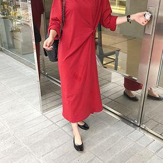 Knot-front Maxi Dress