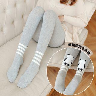 Panda Printed Tights