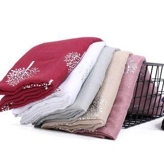 Tree Linen Cotton Scarf