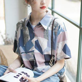 Short-sleeve All-over Print Shirt