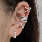 Rhinestone Clip On Earring