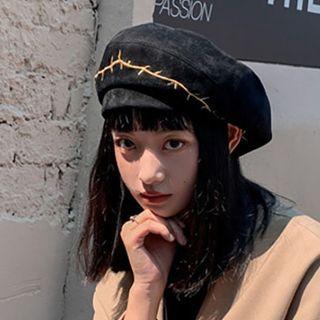 Branch Faux Suede Beret