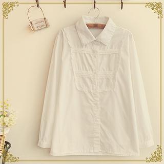 Lace Trim Blouse