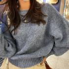 Alpaca Blend Oversize Sweater