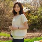 Pocket-front Linen-blend Sweatshirt