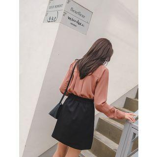 Inset Shorts Wrap Skirt