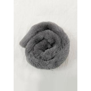Colored Faux-fur Scarf