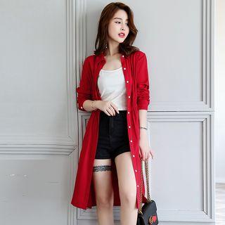 Gathered-waist Light Jacket