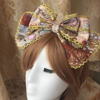 Printed Bow Hair Clip