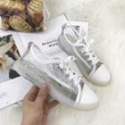 Clear Lace-up Sneakers