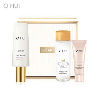 O Hui - Sun Master Infinite Launching Special Set: Sun Master Infinite Spf50+ Pa+++ 50ml + Miracle Moisture Cleansing Foam 40ml + Perfect Sun Water Cleanser 100ml 3pcs
