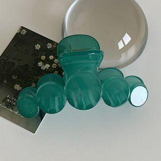 Resin Hair Clamp Green - One Size