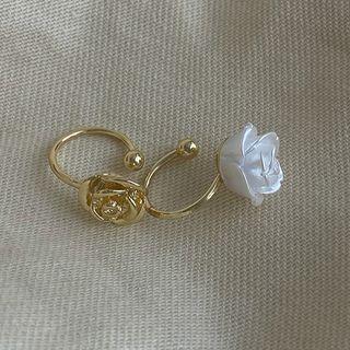 Alloy Rose Cuff Earring