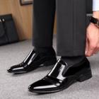 Patent Pleated Dress Shoes