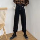 Crop Straight-leg Jeans
