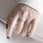 Alloy Ring J1555 - Silver - One Size